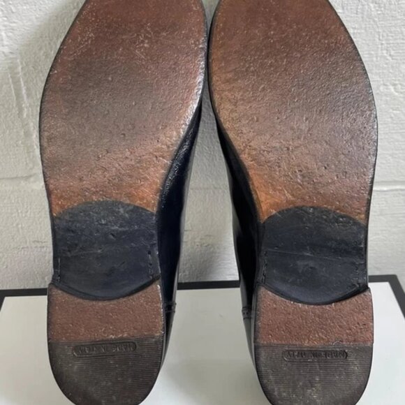 Salvatore Ferragamo Tassel Loafer Cap Toe Black Leather Dress Shoes Mens 10.5 EE - Picture 10 of 11